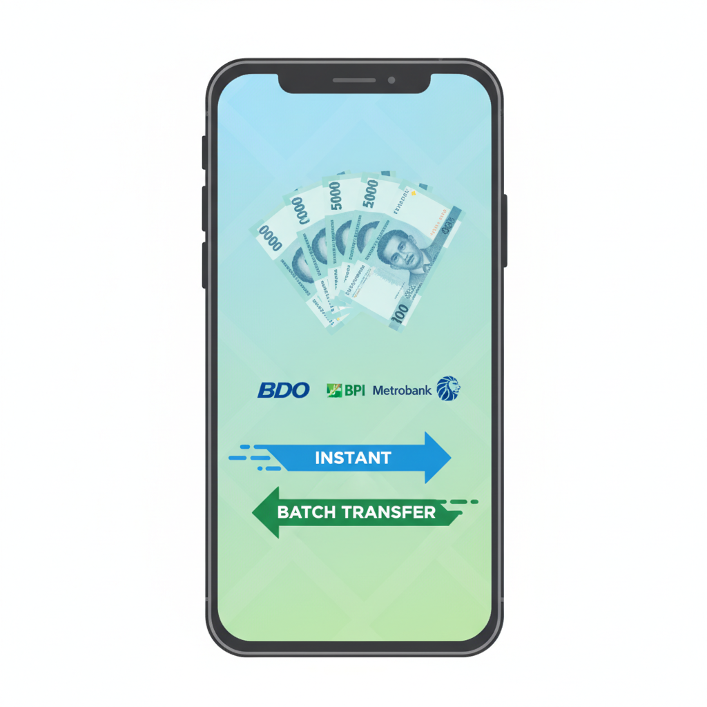 Illustration: PORSCHE PLAY Bank Transfer Withdrawal: InstaPay vs PESONet Guide